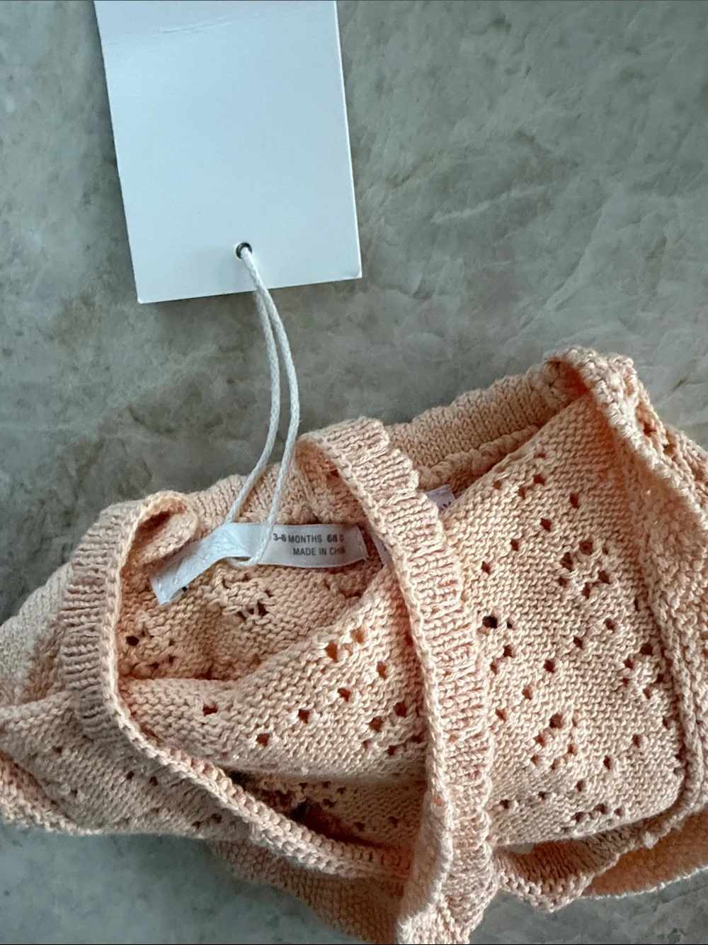 Zara floral Peach Knit Romper